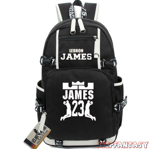 Cleveland 23 LeBron James Backpack School Bags