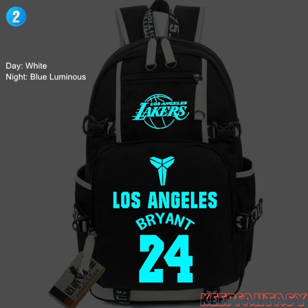 Kobe Bryant Los Angeles Lakers 24 School Bag Backpack